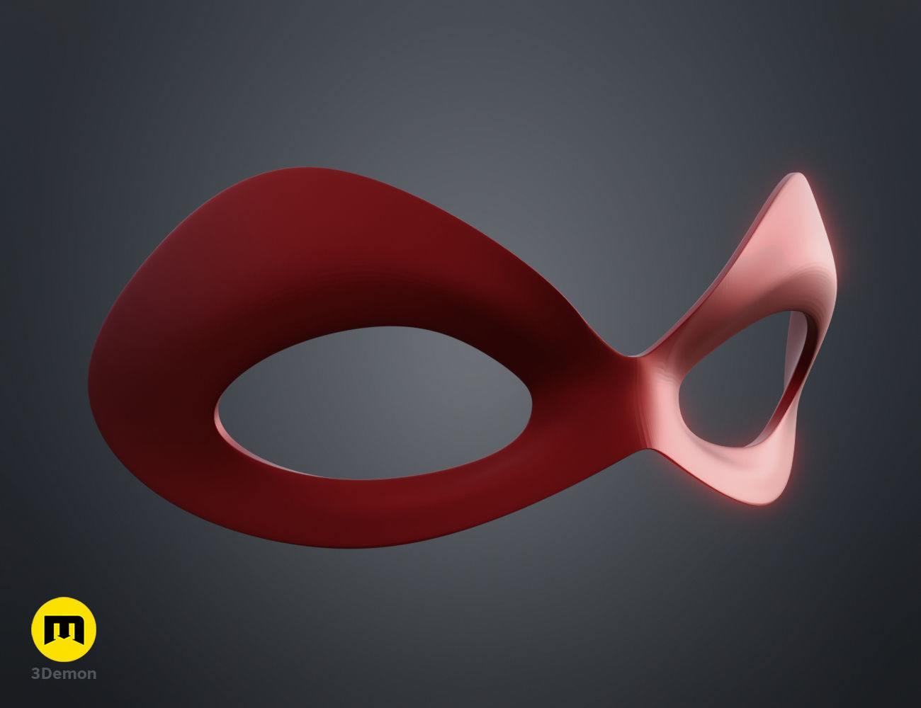 Harley Quinn mask 3D print model_2
