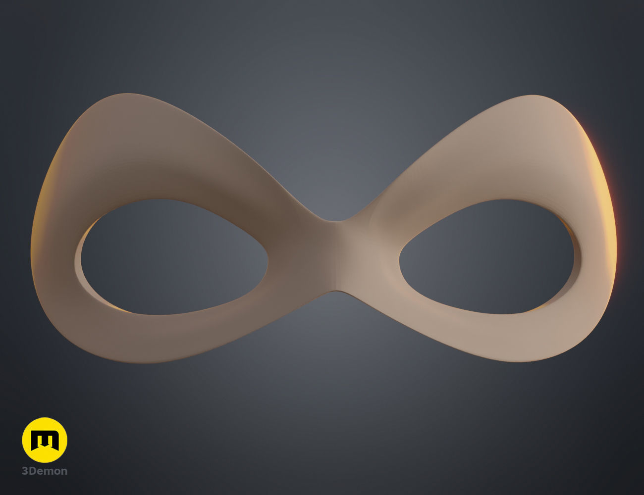 Harley Quinn mask 3D print model_7