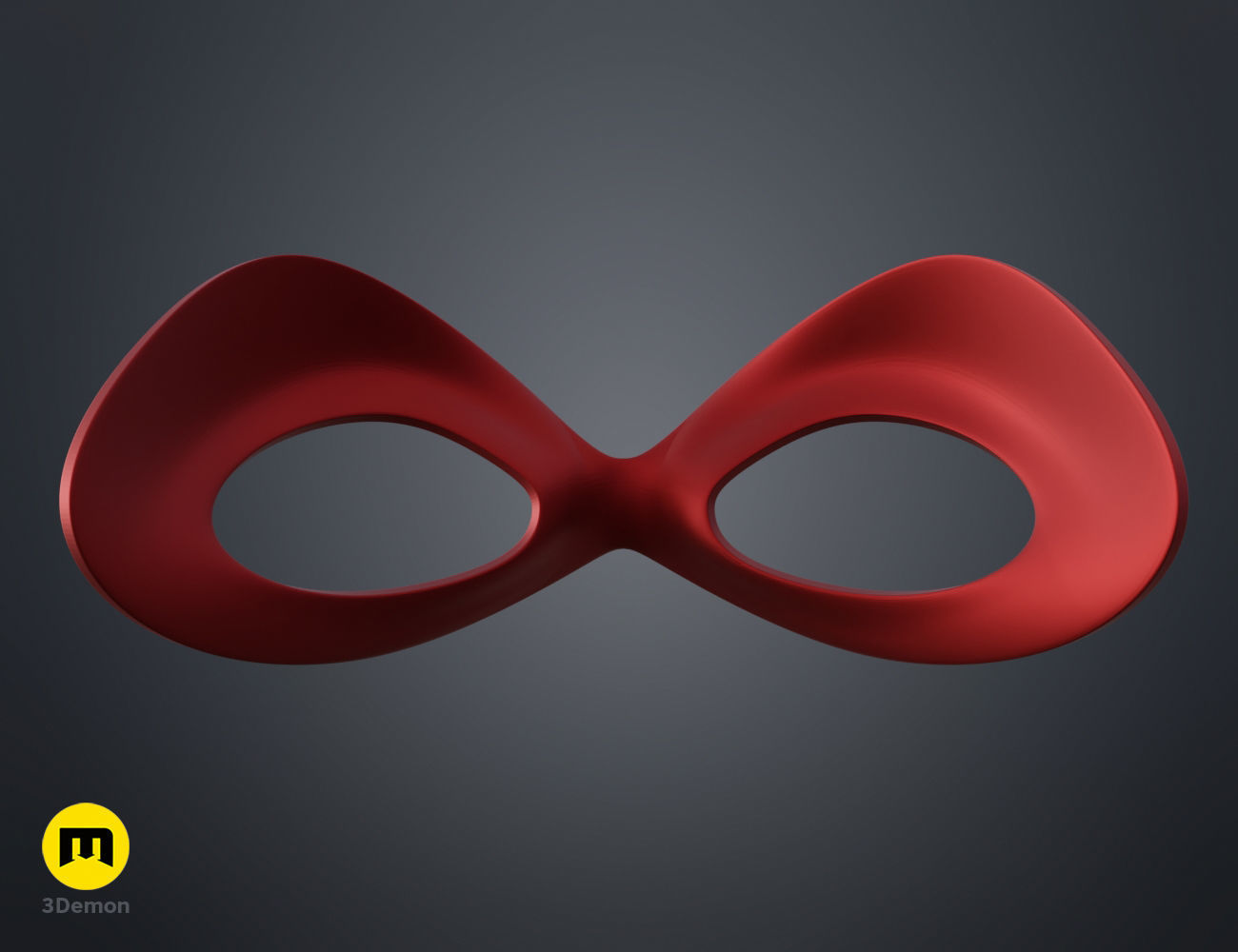 Harley Quinn mask 3D print model_3