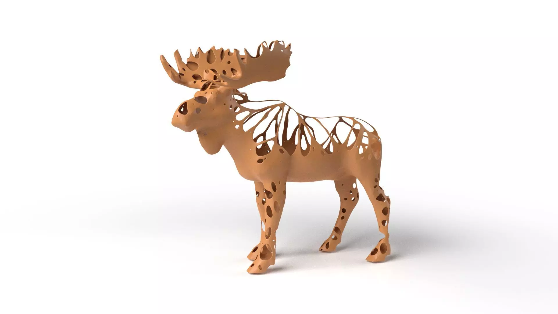 MooseII Dust Voronoi Low-poly 3D model