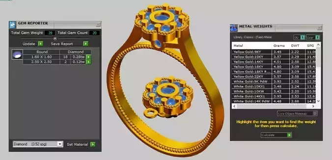 ring  earrings necklace