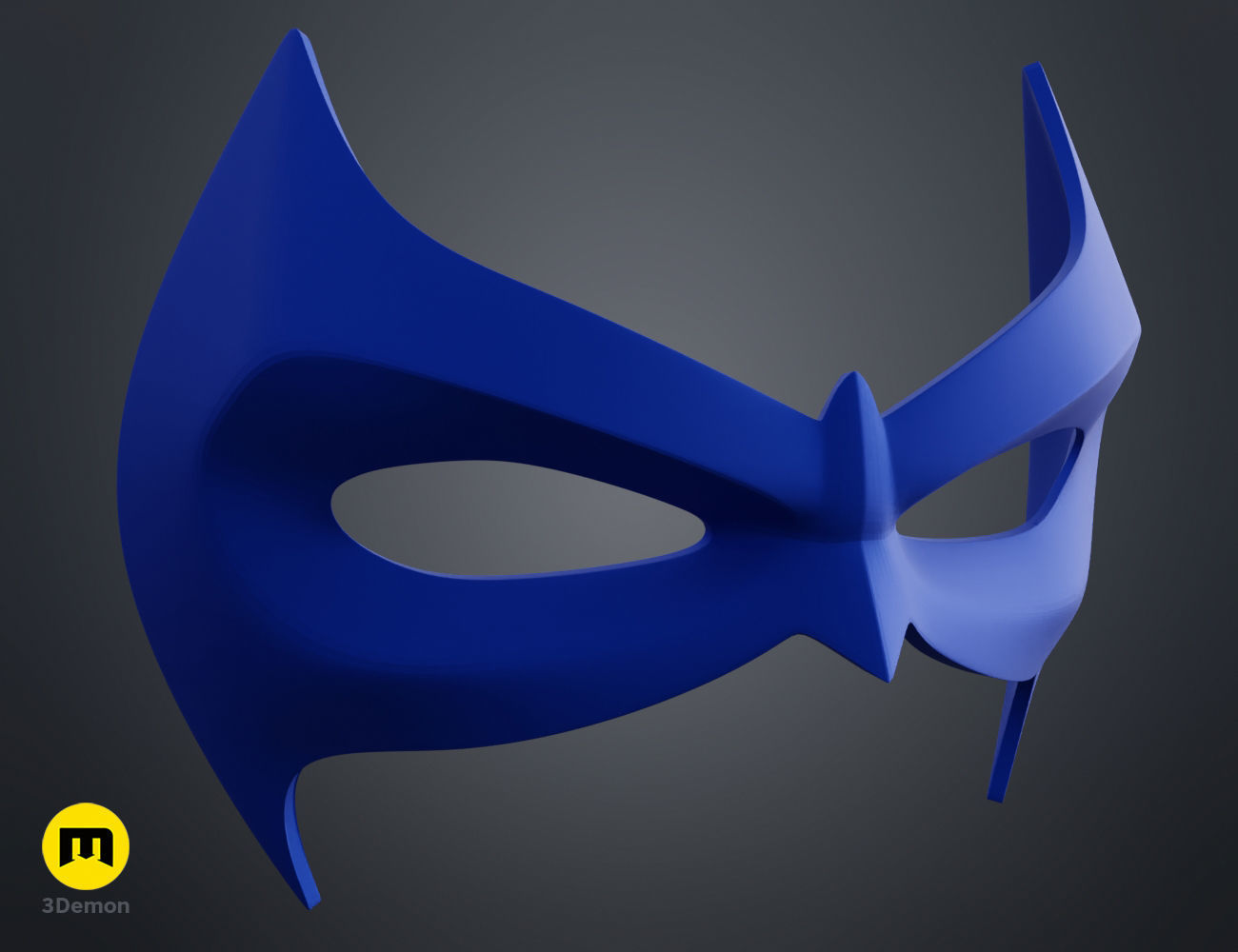 Nightwing mask 3D print model_2