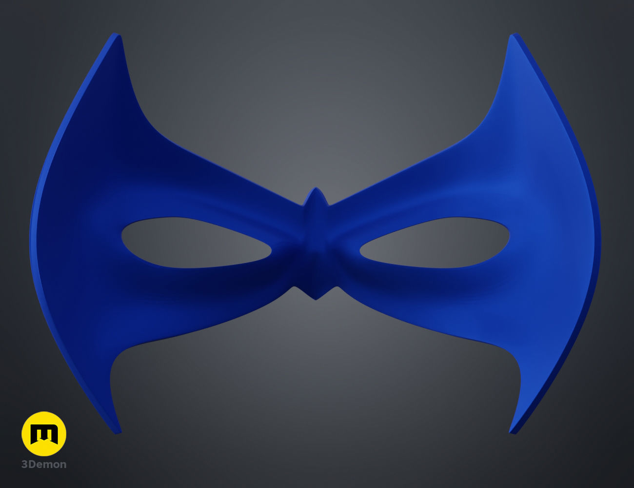 Nightwing mask 3D print model_3