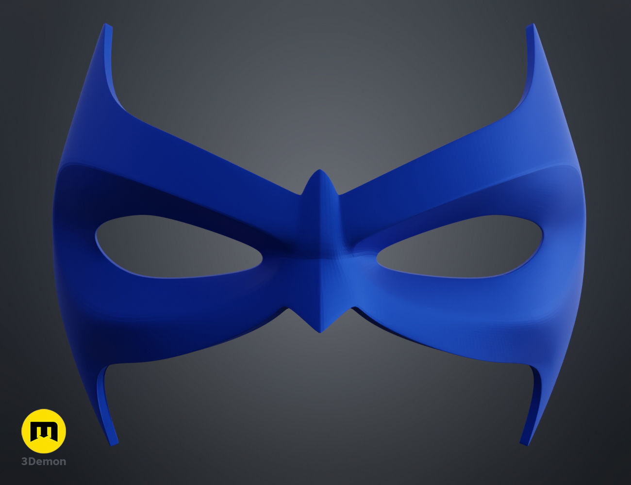 Nightwing mask 3D print model_1
