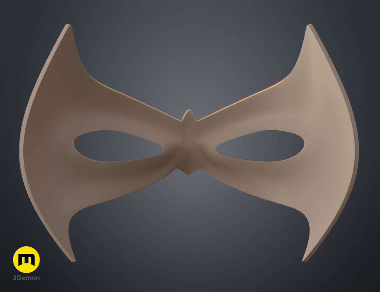 Nightwing mask 3D print model_8