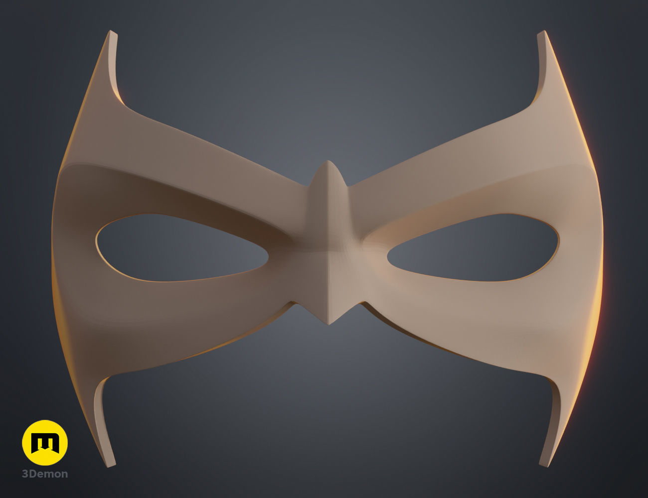 Nightwing mask 3D print model_7