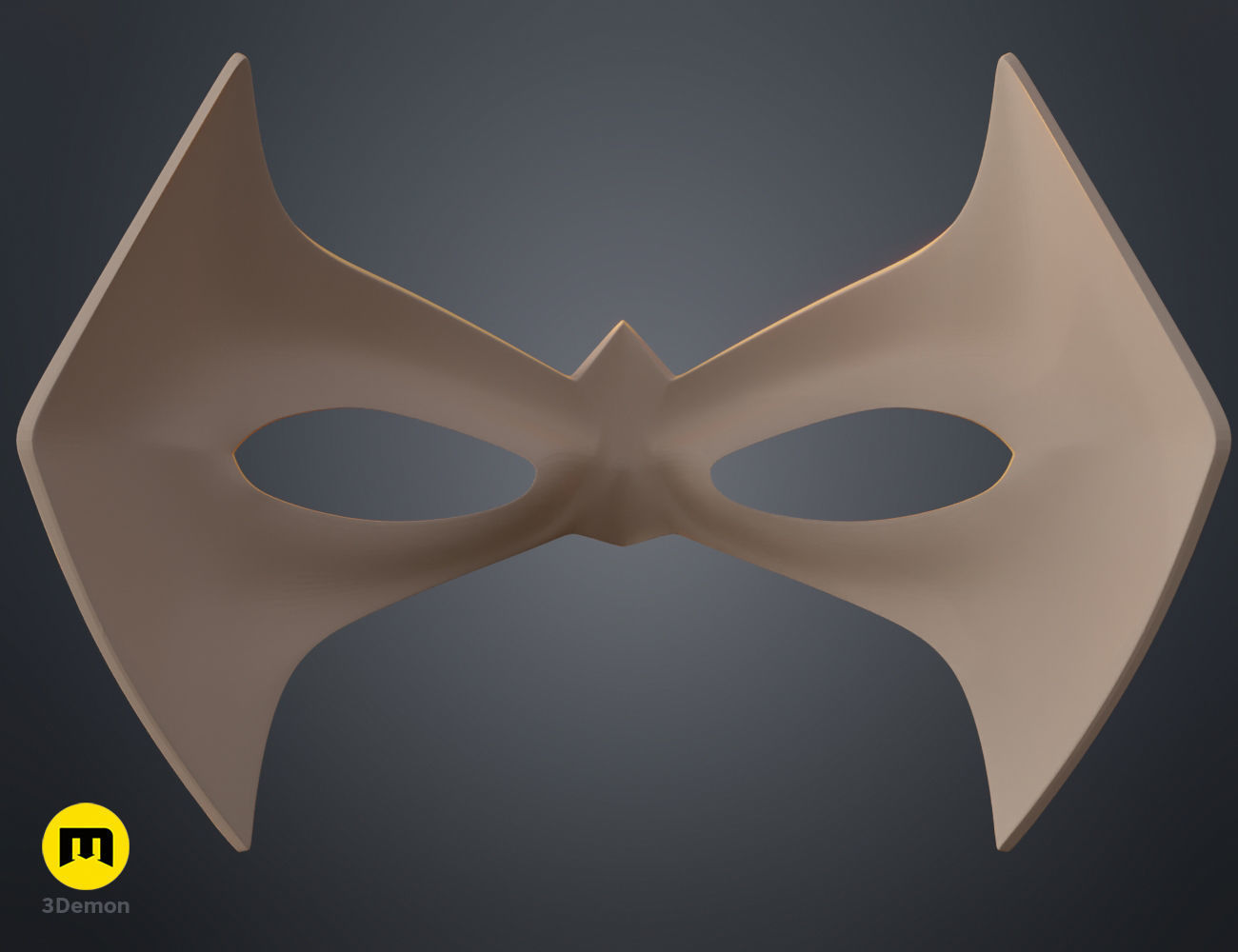 Nightwing Rebirth mask 3D print model_6
