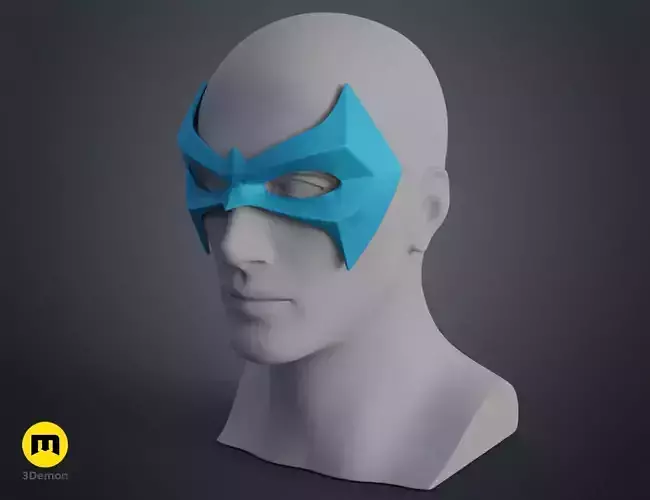 Nightwing Rebirth mask 3D print model
