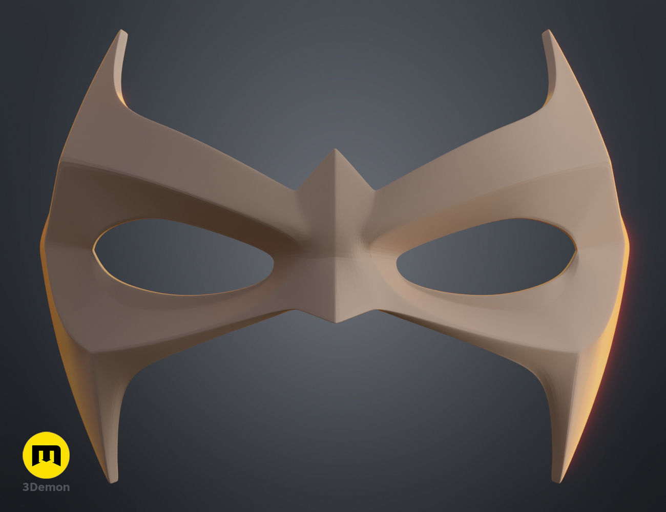 Nightwing Rebirth mask 3D print model_5