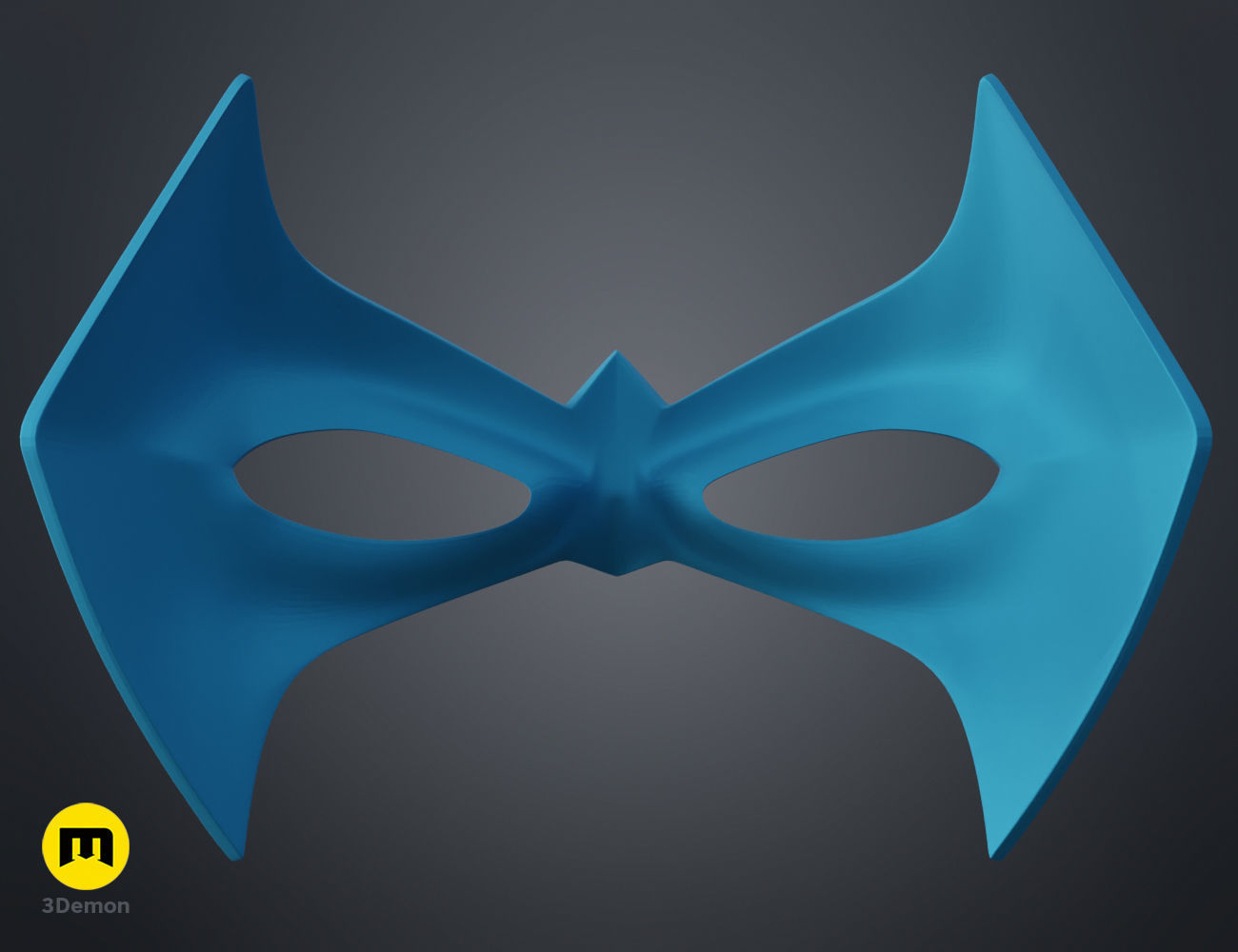 Nightwing Rebirth mask 3D print model_3