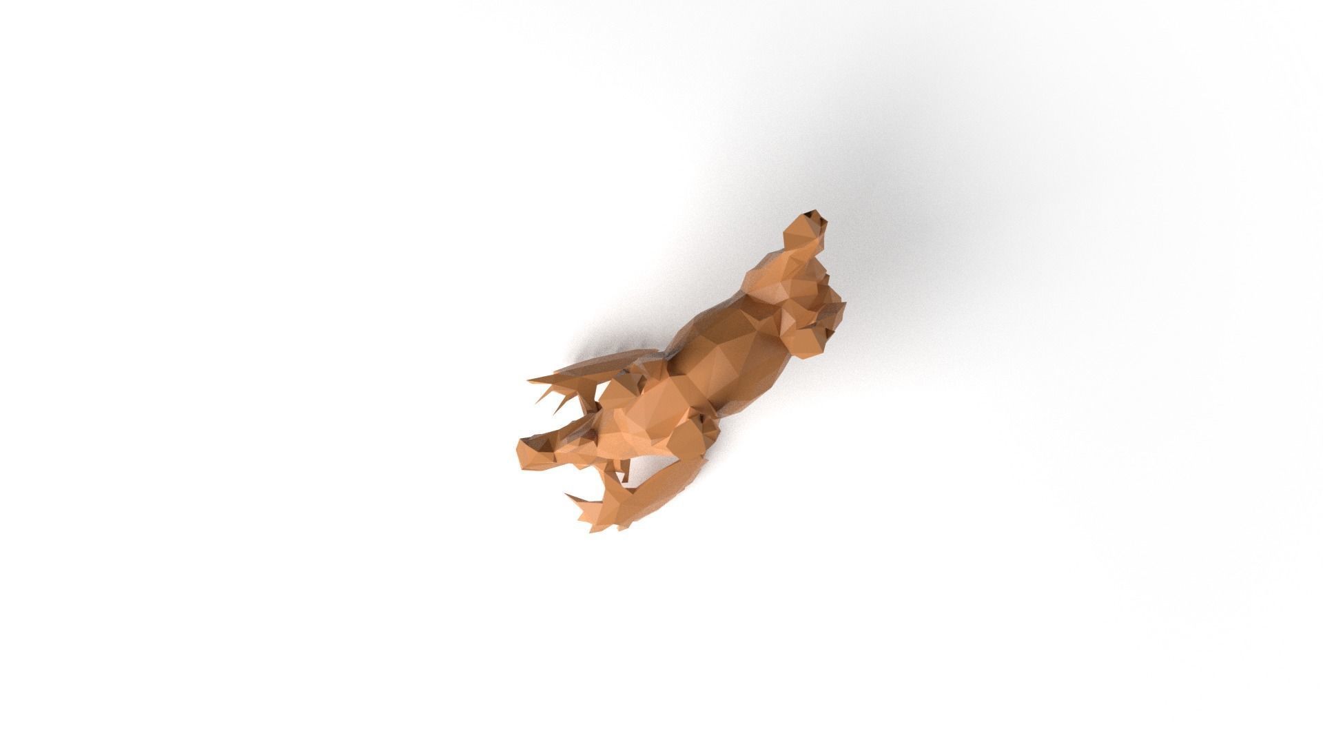 MooseII Low Poligonal Low-poly 3D model_8