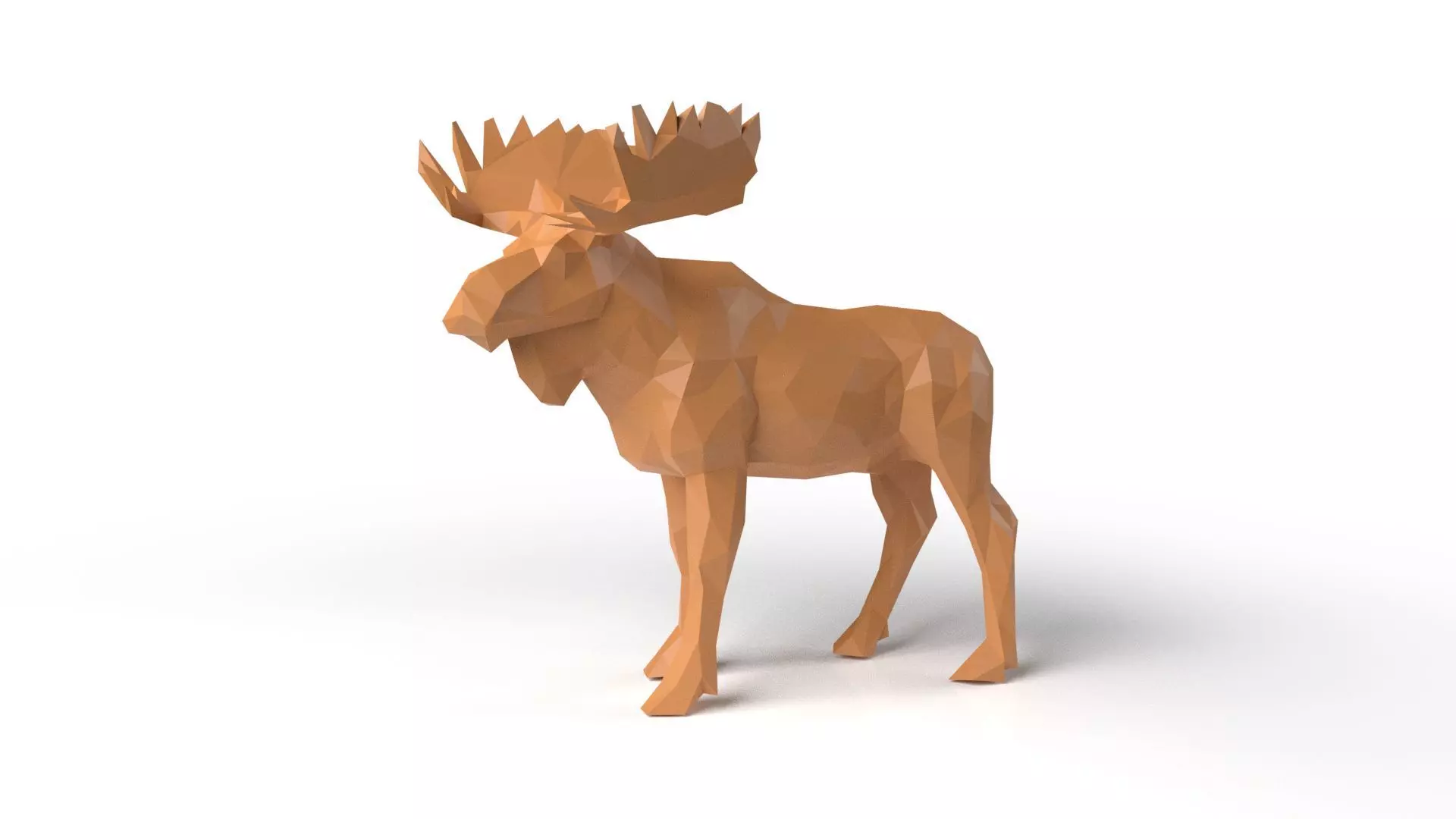 MooseII Low Poligonal Low-poly 3D model_0