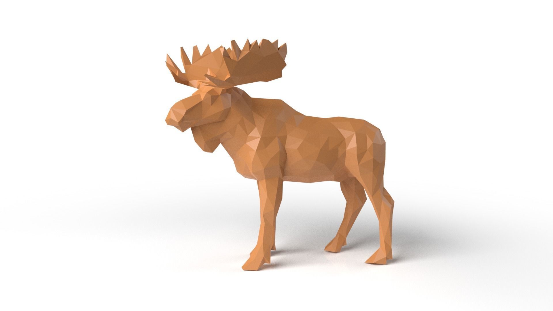 MooseII Low Poligonal Low-poly 3D model_6