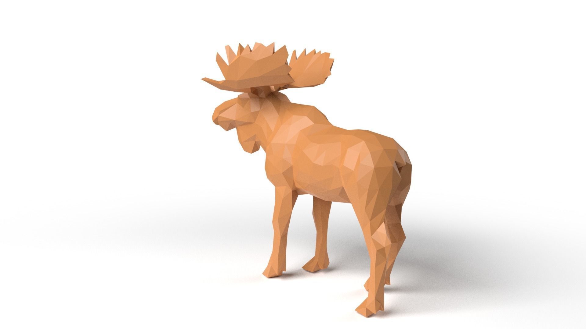 MooseII Low Poligonal Low-poly 3D model_5