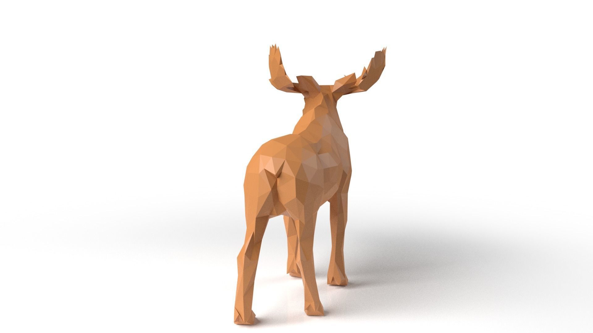 MooseII Low Poligonal Low-poly 3D model_4