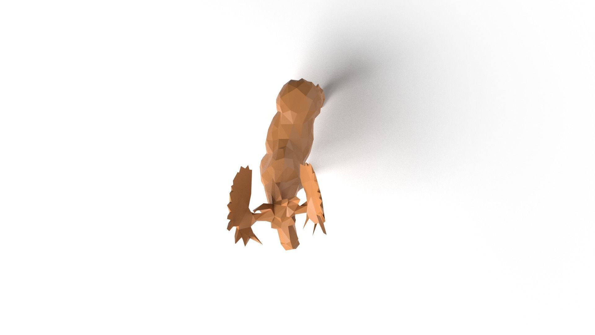 MooseII Low Poligonal Low-poly 3D model_7