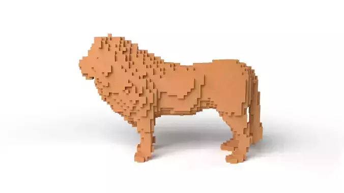 Lion Minecraft Voxel
