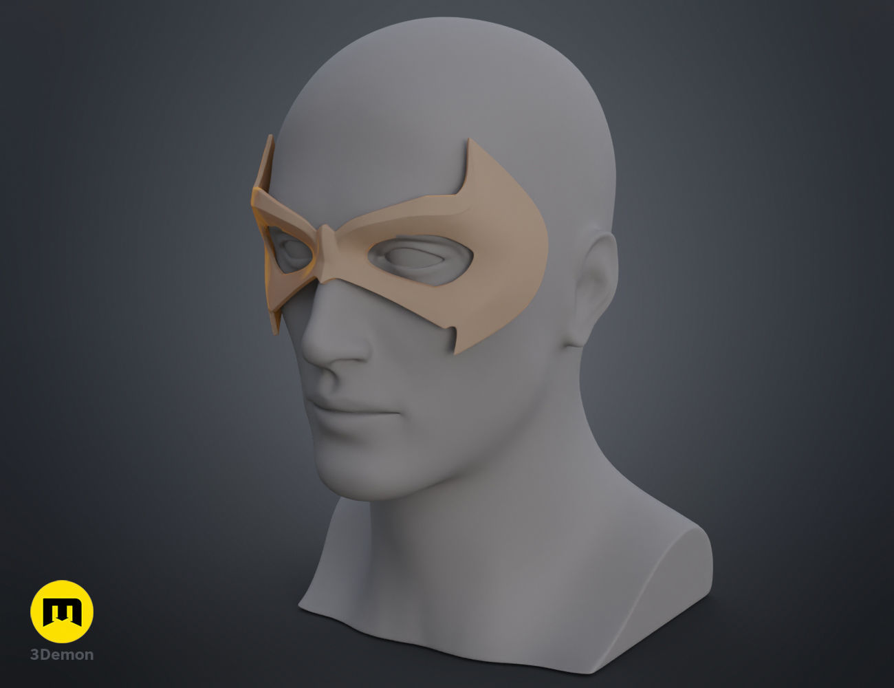 Damian Wayne mask 3D print model_5
