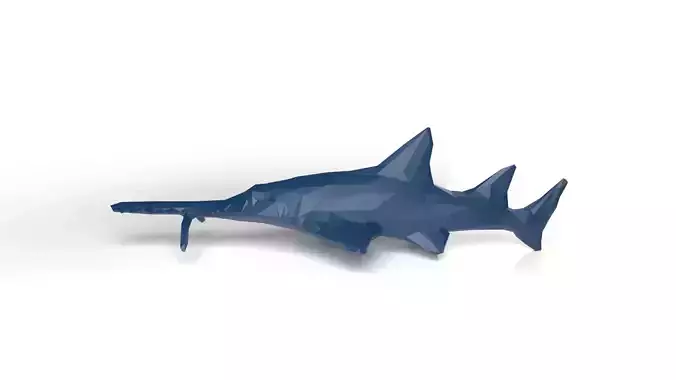 Sawshark Low Poligonal