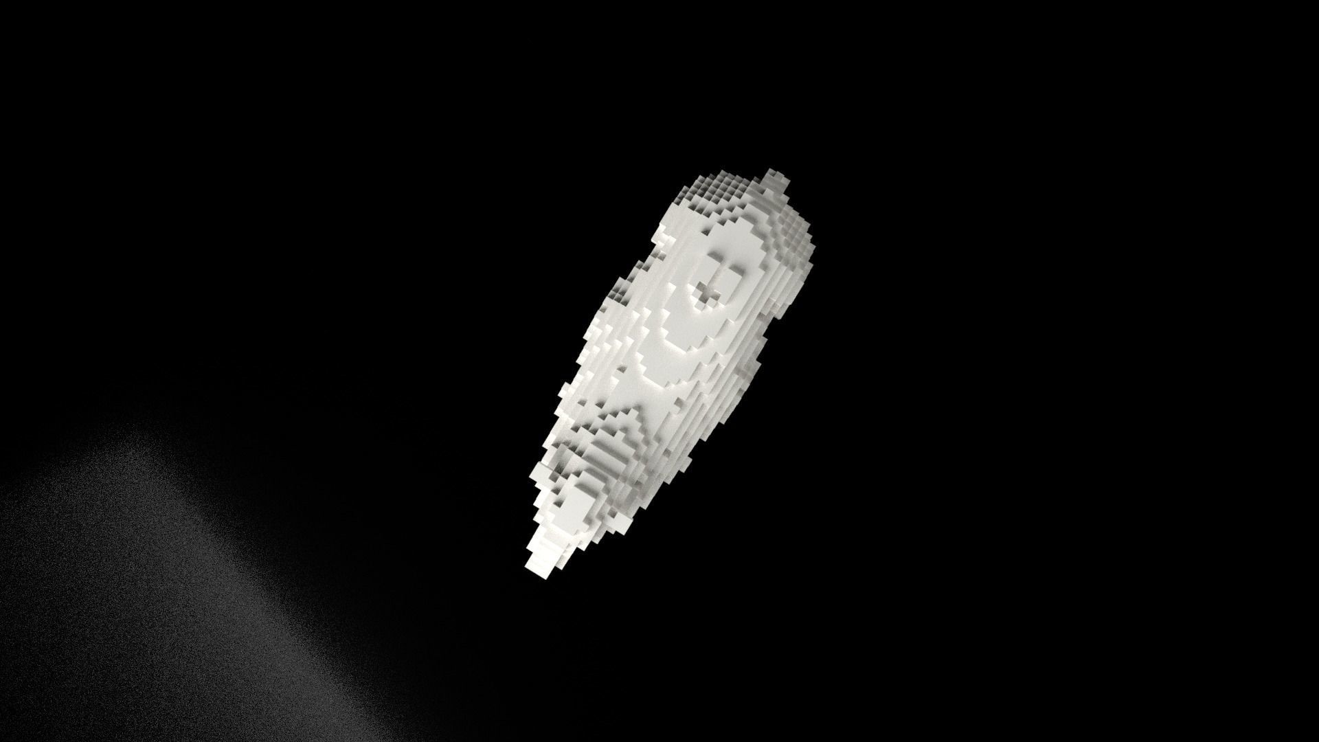 Sheep Minecraft Voxel Low-poly 3D model_7