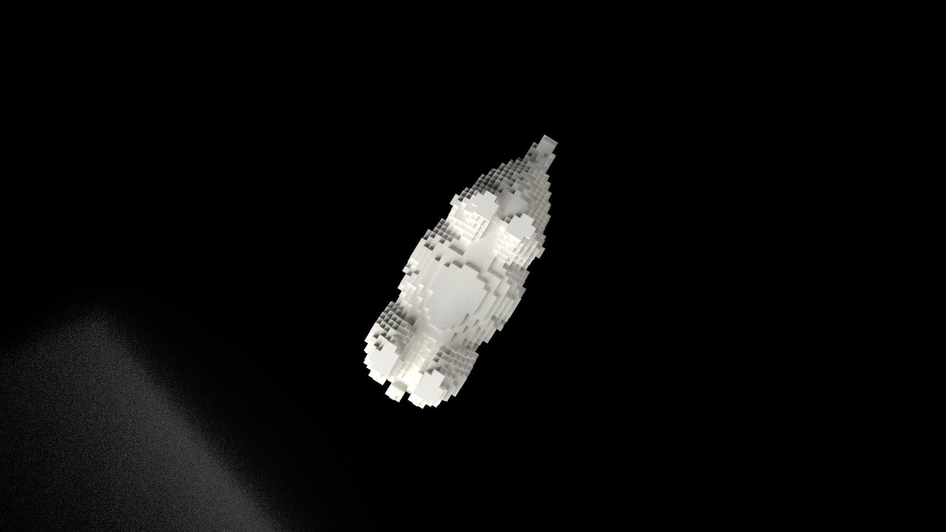 Sheep Minecraft Voxel Low-poly 3D model_8