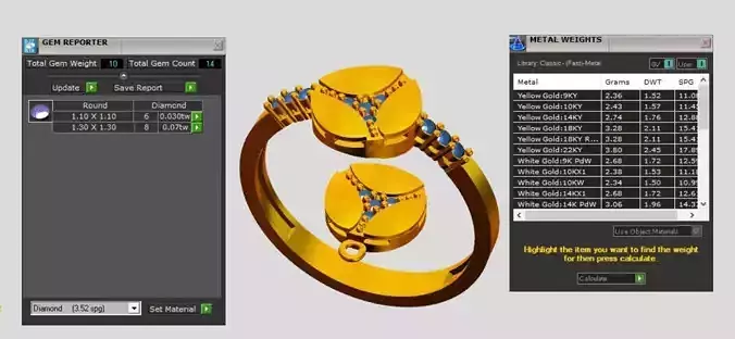 ring  earrings necklace