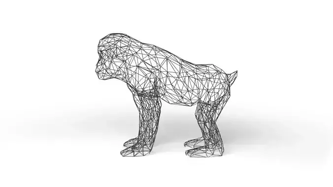 Monkey Wireframe
