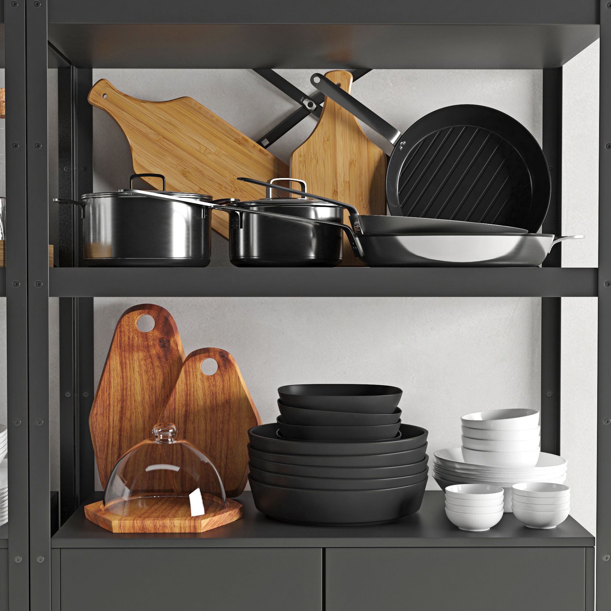 Kitchenware and Tableware 03 3D model_1