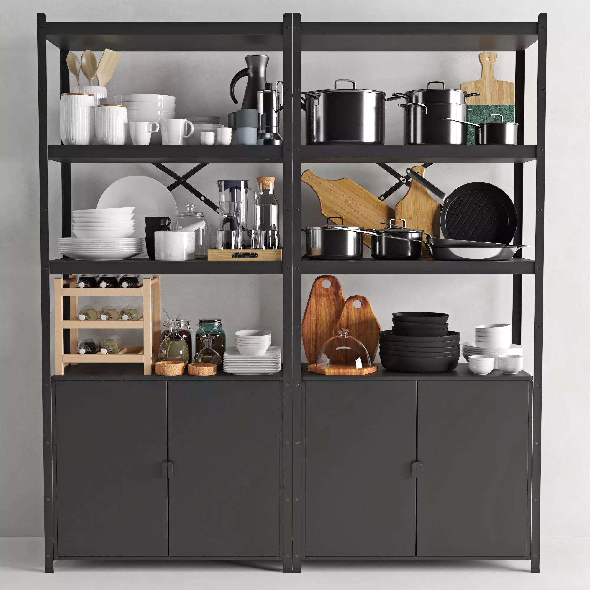 Kitchenware and Tableware 03 3D model_0