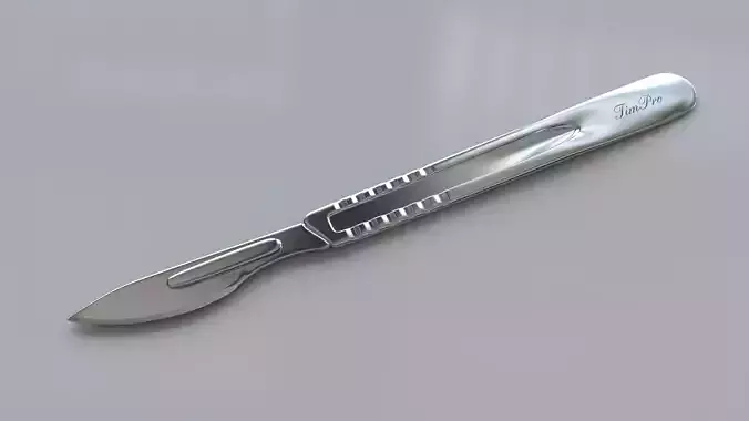 surgical scalpel 3D model