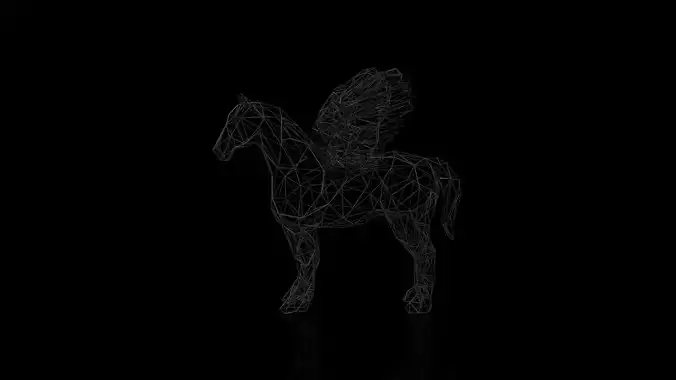 Pegasus Wireframe