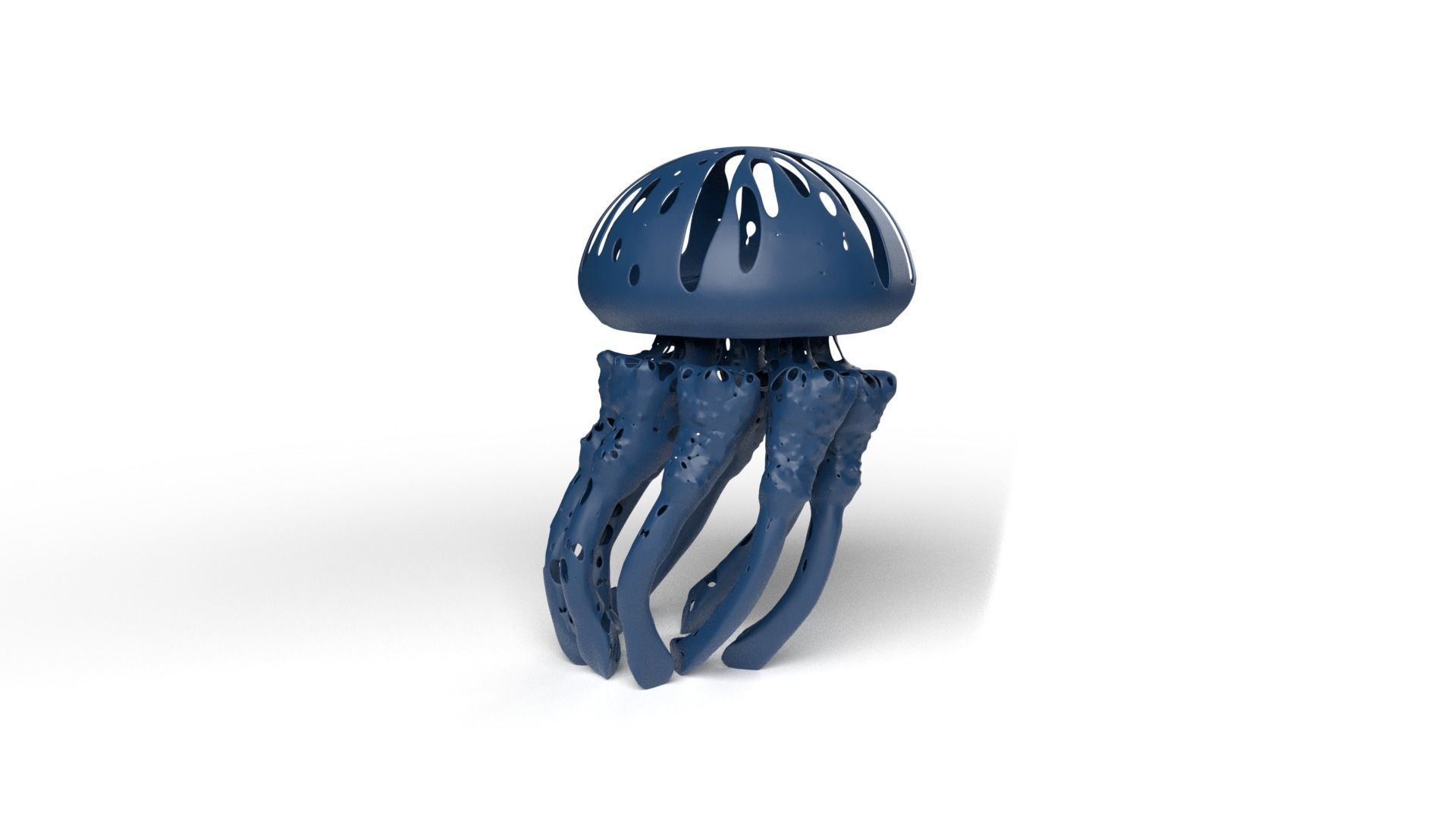 Jellyfish Dust Voronoi Low-poly 3D model_3