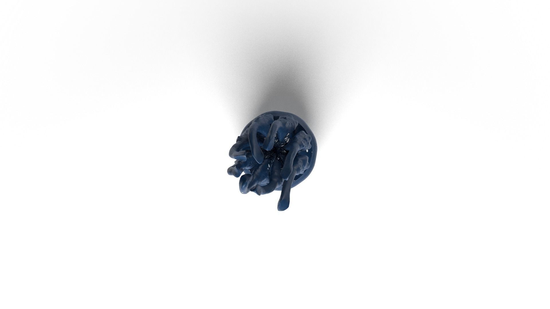 Jellyfish Dust Voronoi Low-poly 3D model_8