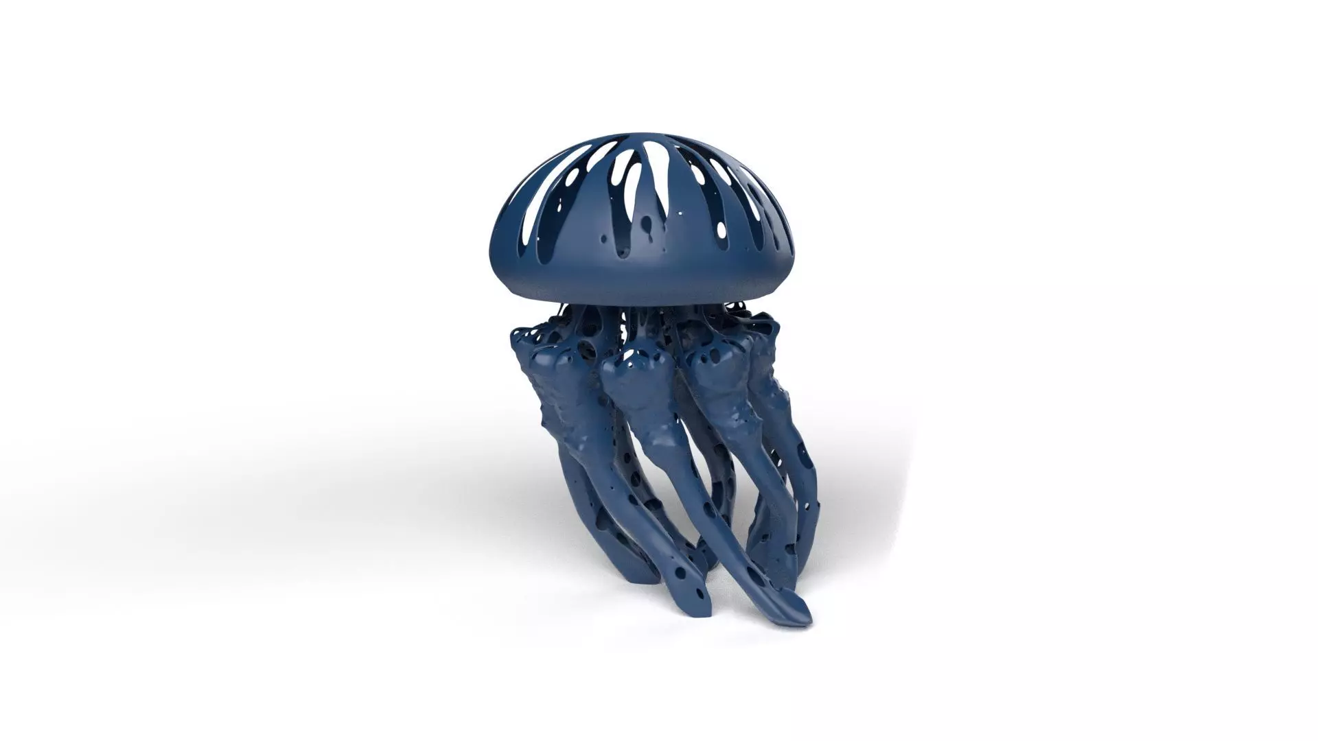 Jellyfish Dust Voronoi Low-poly 3D model_0