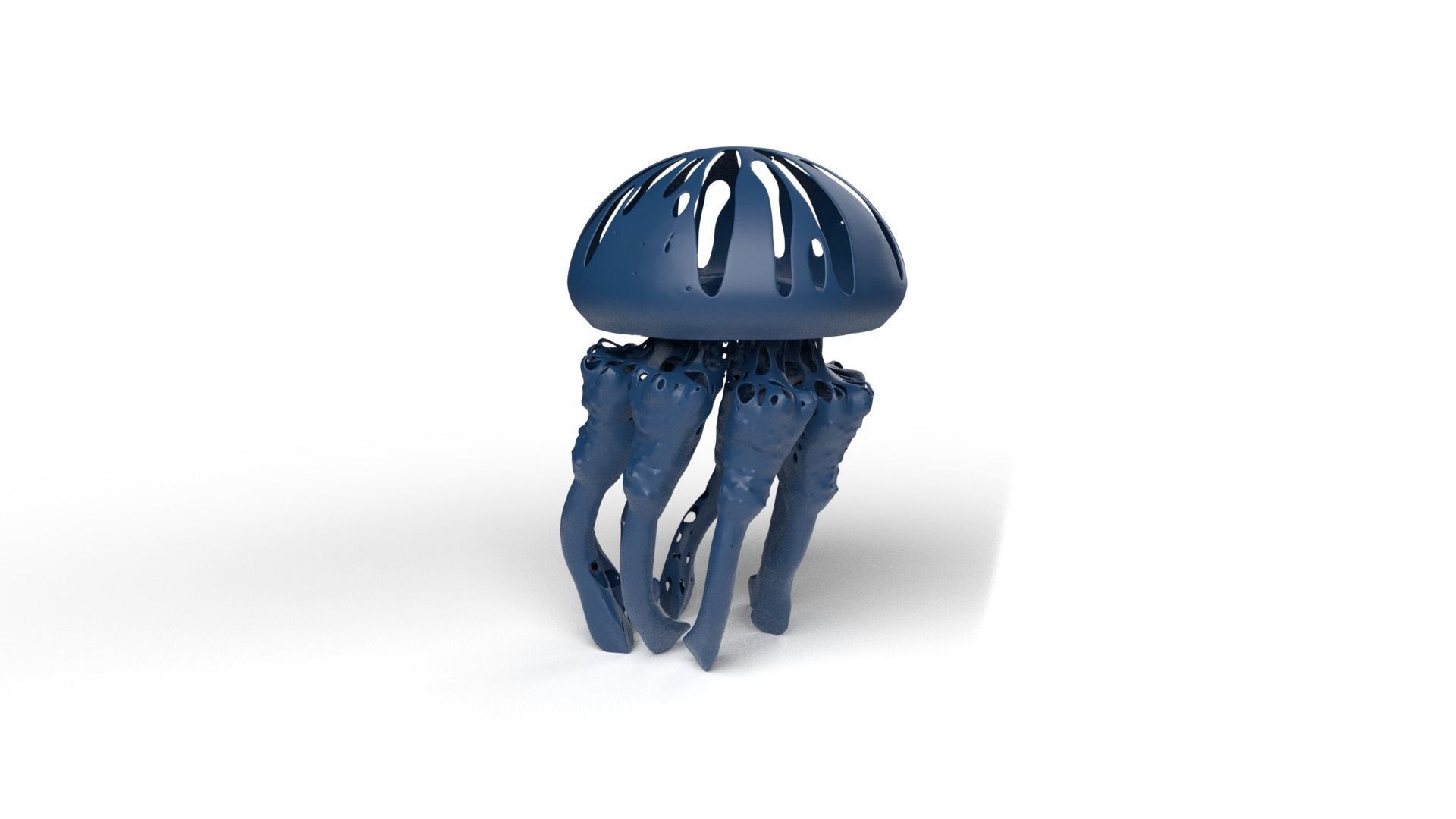 Jellyfish Dust Voronoi Low-poly 3D model_2