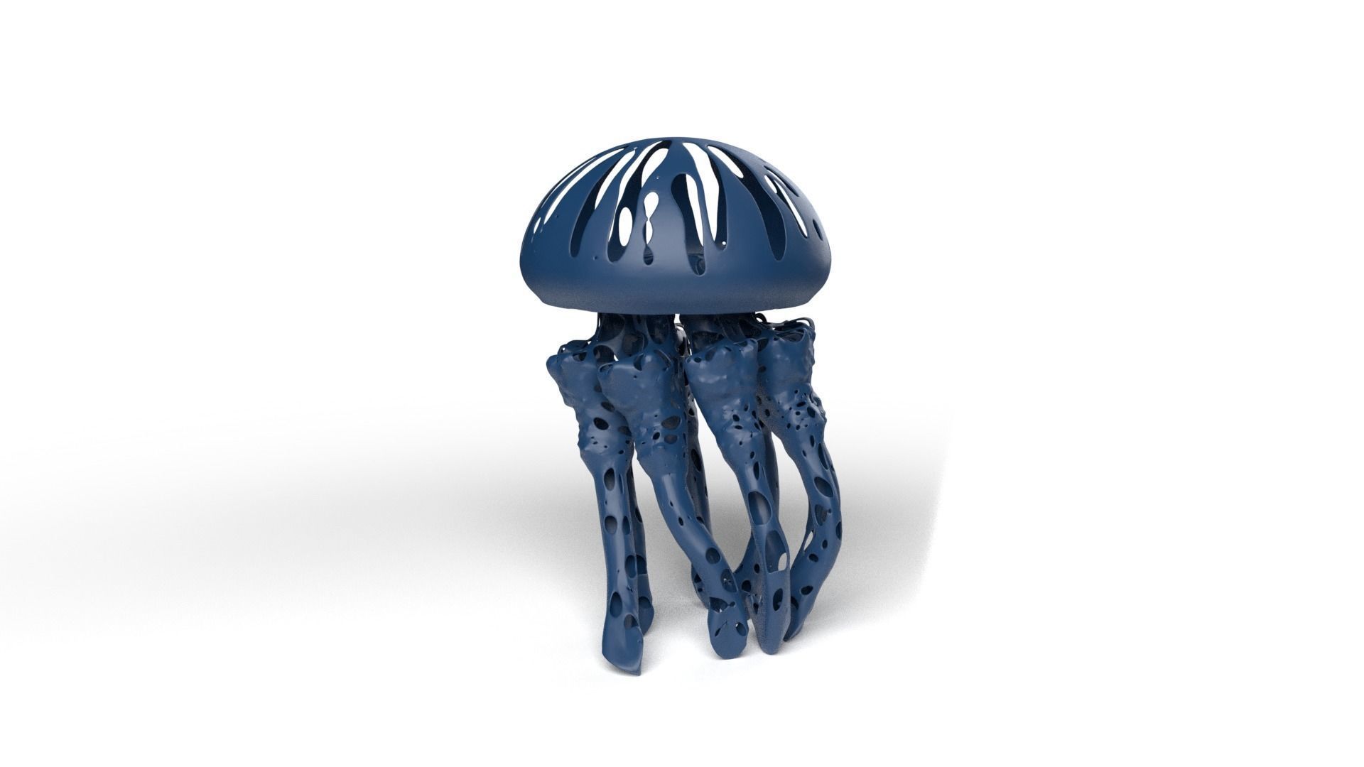 Jellyfish Dust Voronoi Low-poly 3D model_5