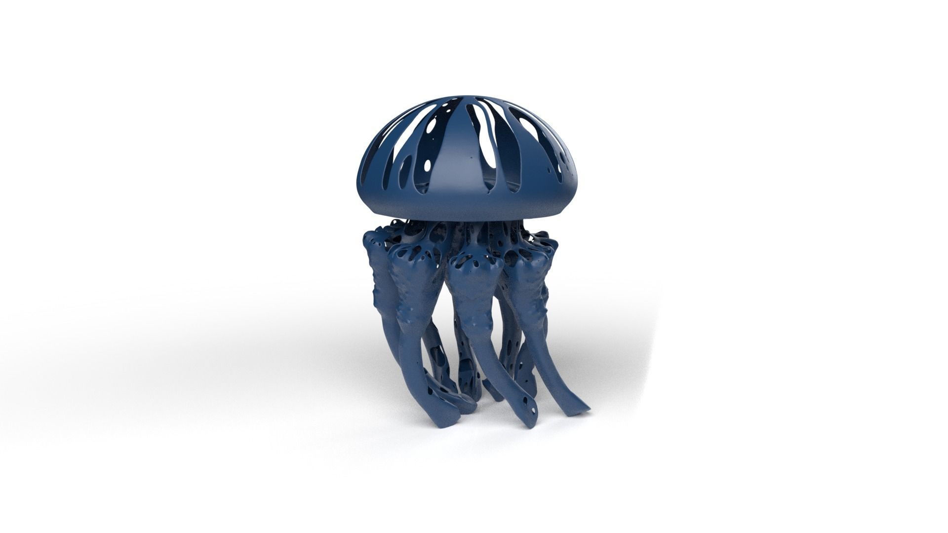 Jellyfish Dust Voronoi Low-poly 3D model_1