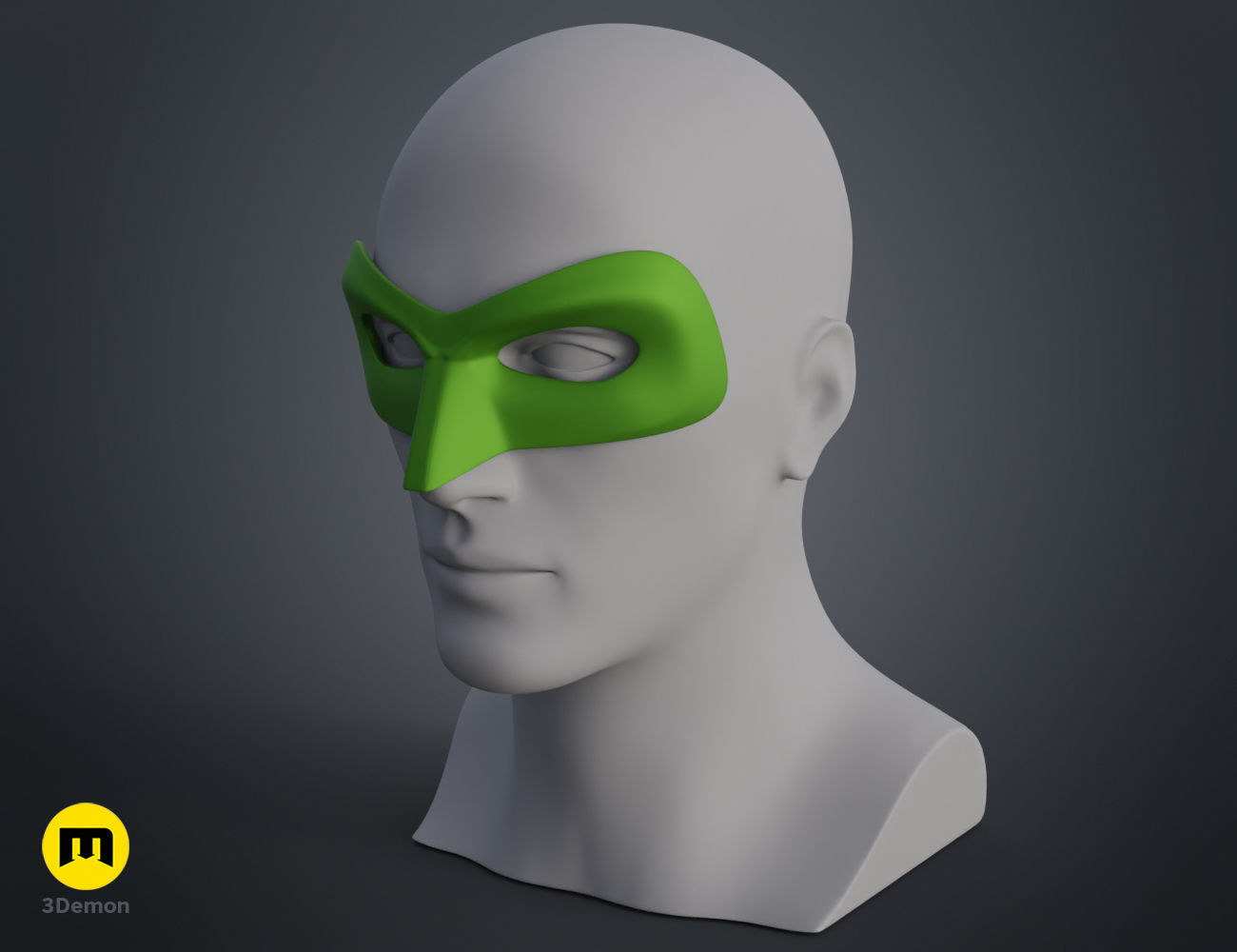 Gotham City mask bundle 3D print model_4