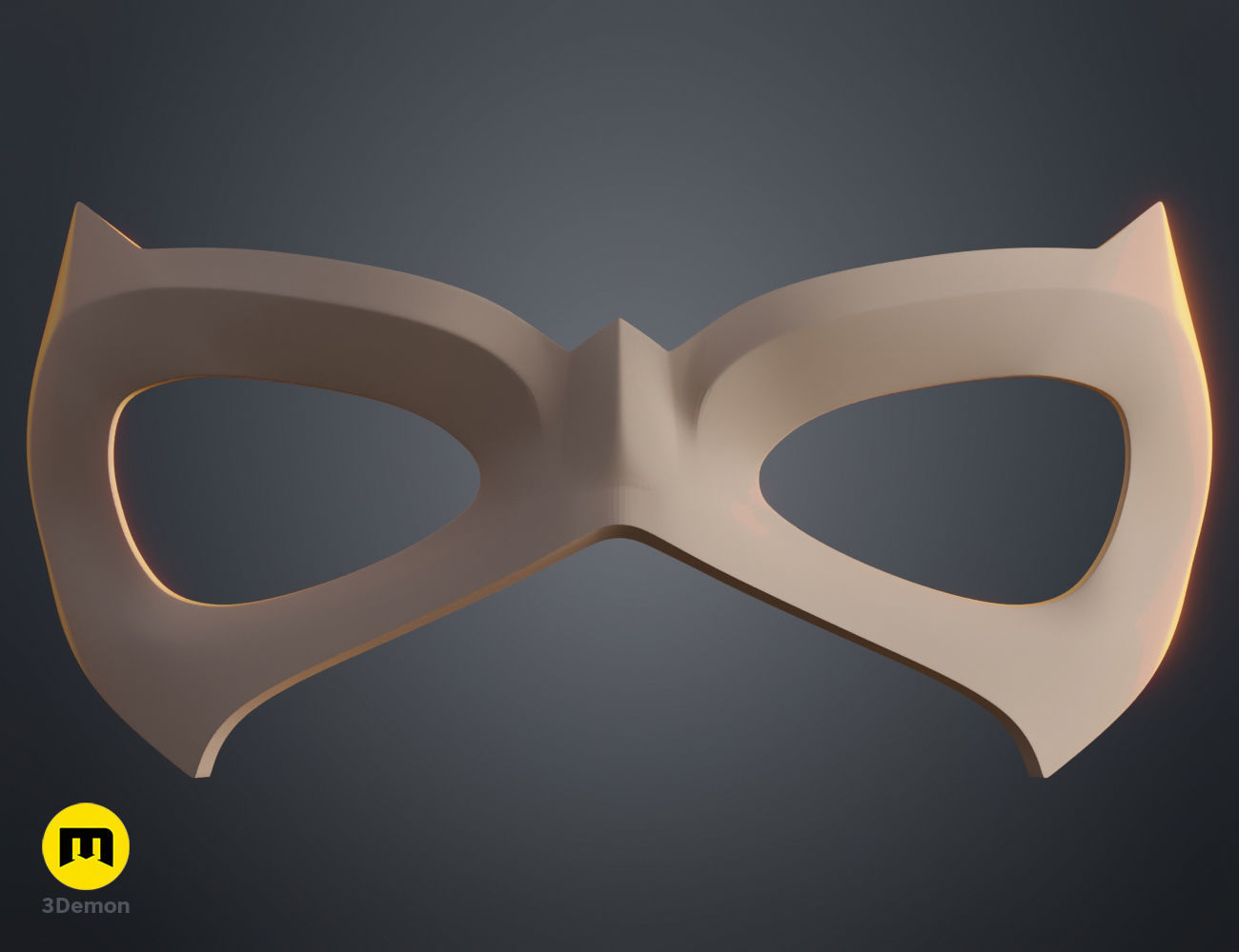 Gotham City mask bundle 3D print model_9