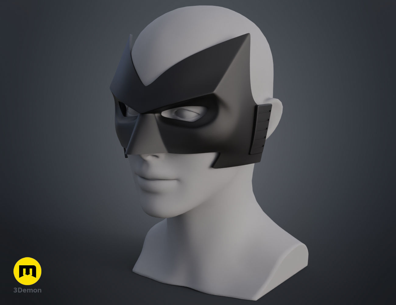 Gotham City mask bundle 3D print model_2