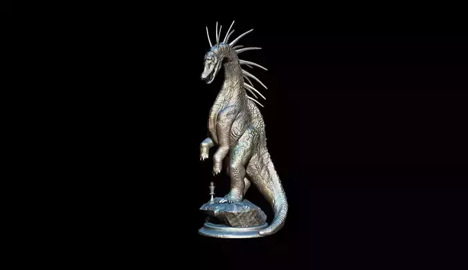 Amargasaurus Chess Piece King