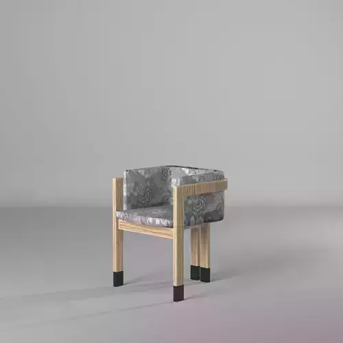 Dining chair Japanese restaurant model 3D model