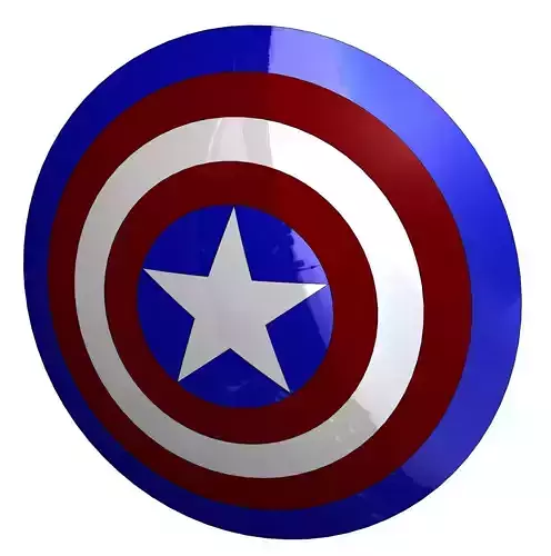 Captain America Shield 3D print model