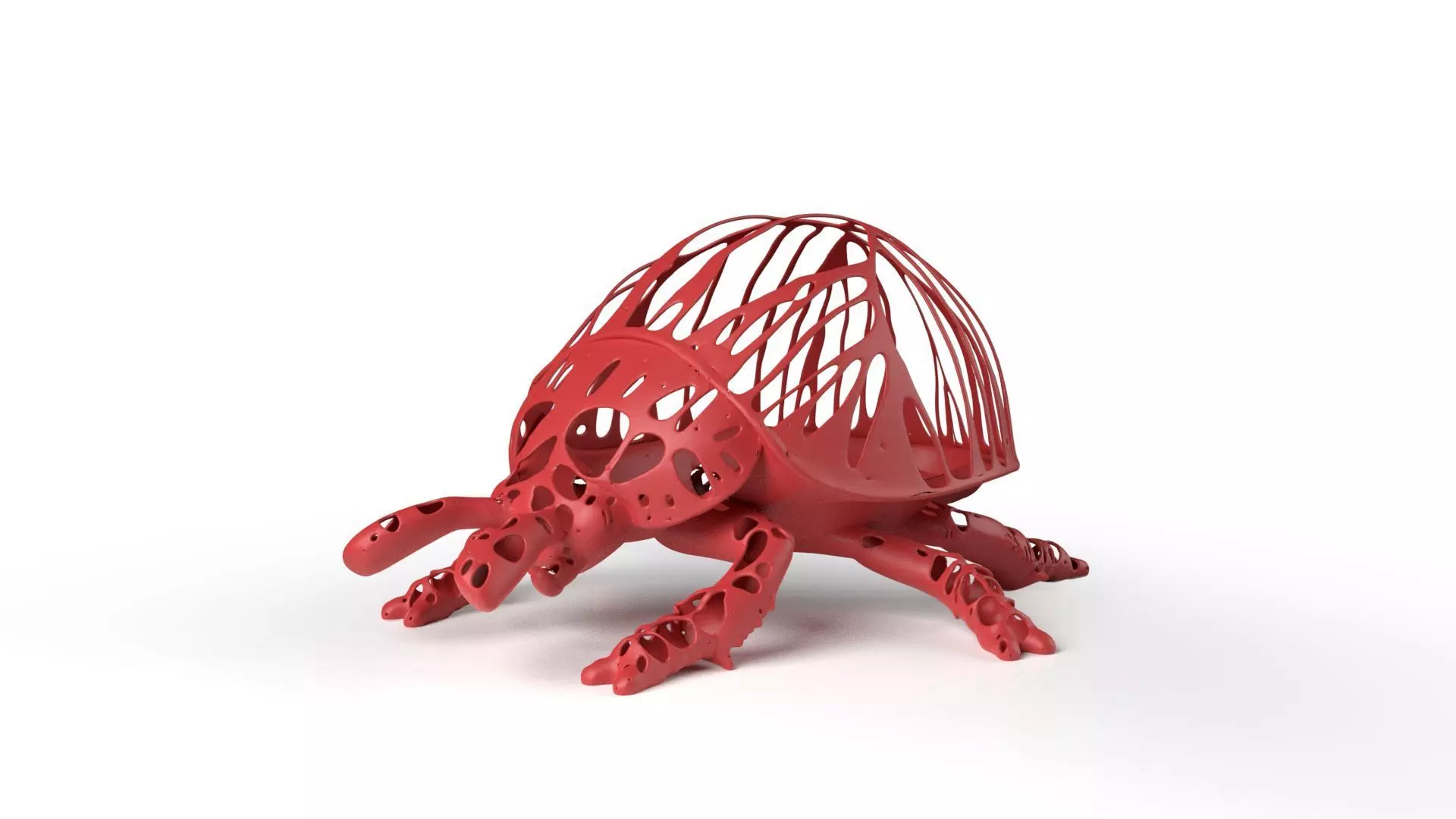 Ladybird Dust Voronoi Low-poly 3D model_0