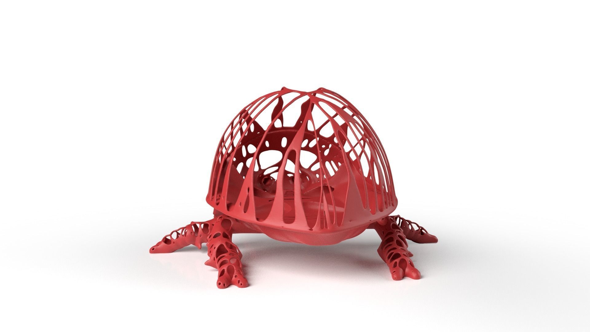 Ladybird Dust Voronoi Low-poly 3D model_4