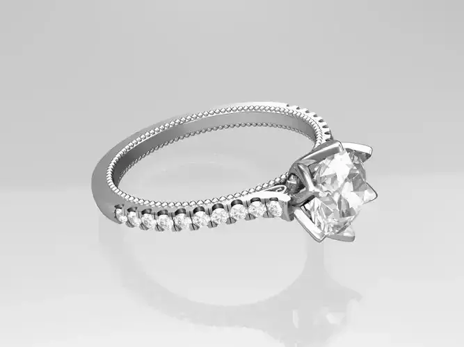 1CT engagement ring