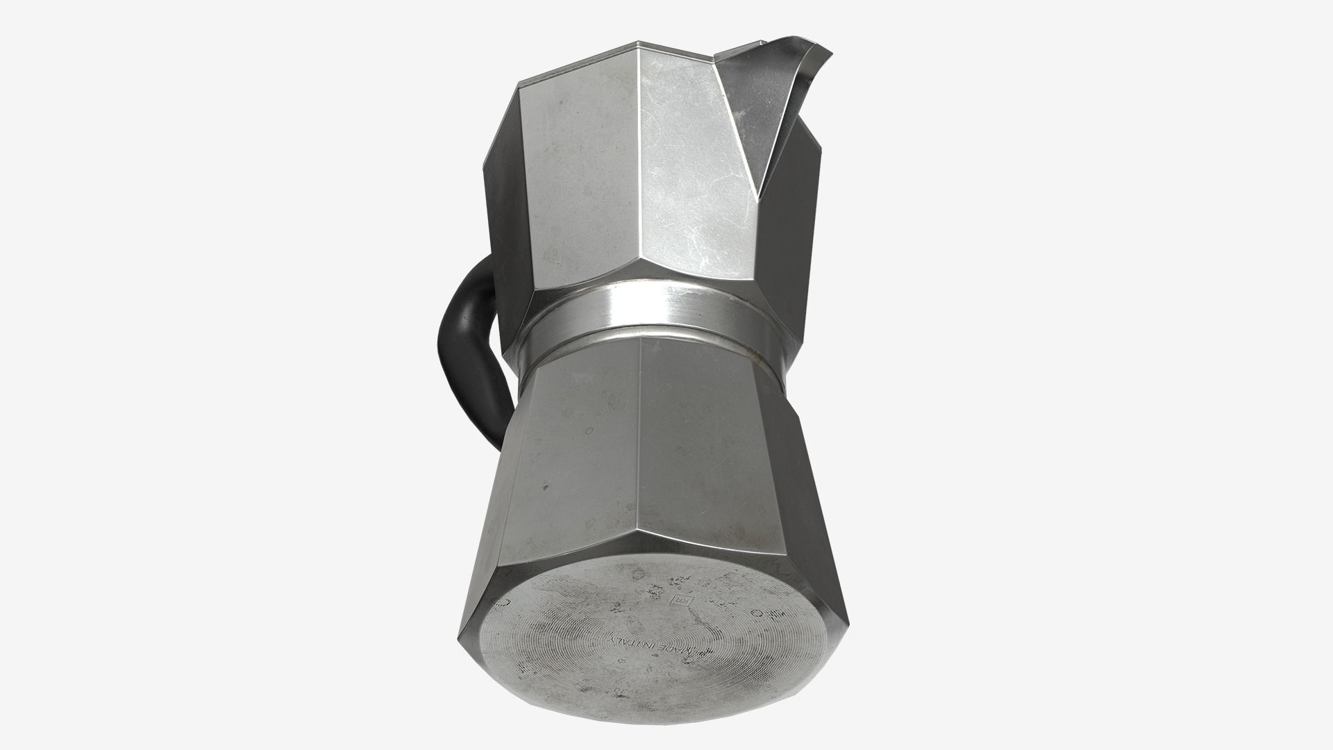 Coffee Kettle 005 Low-poly 3D model_1