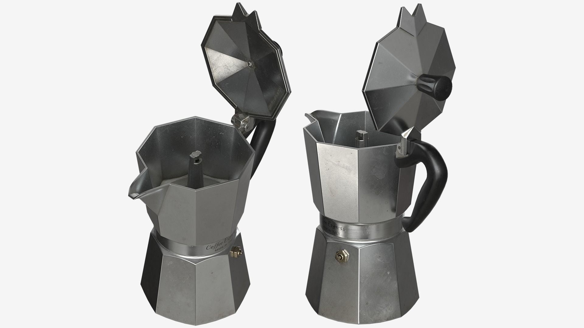 Coffee Kettle 005 Low-poly 3D model_3