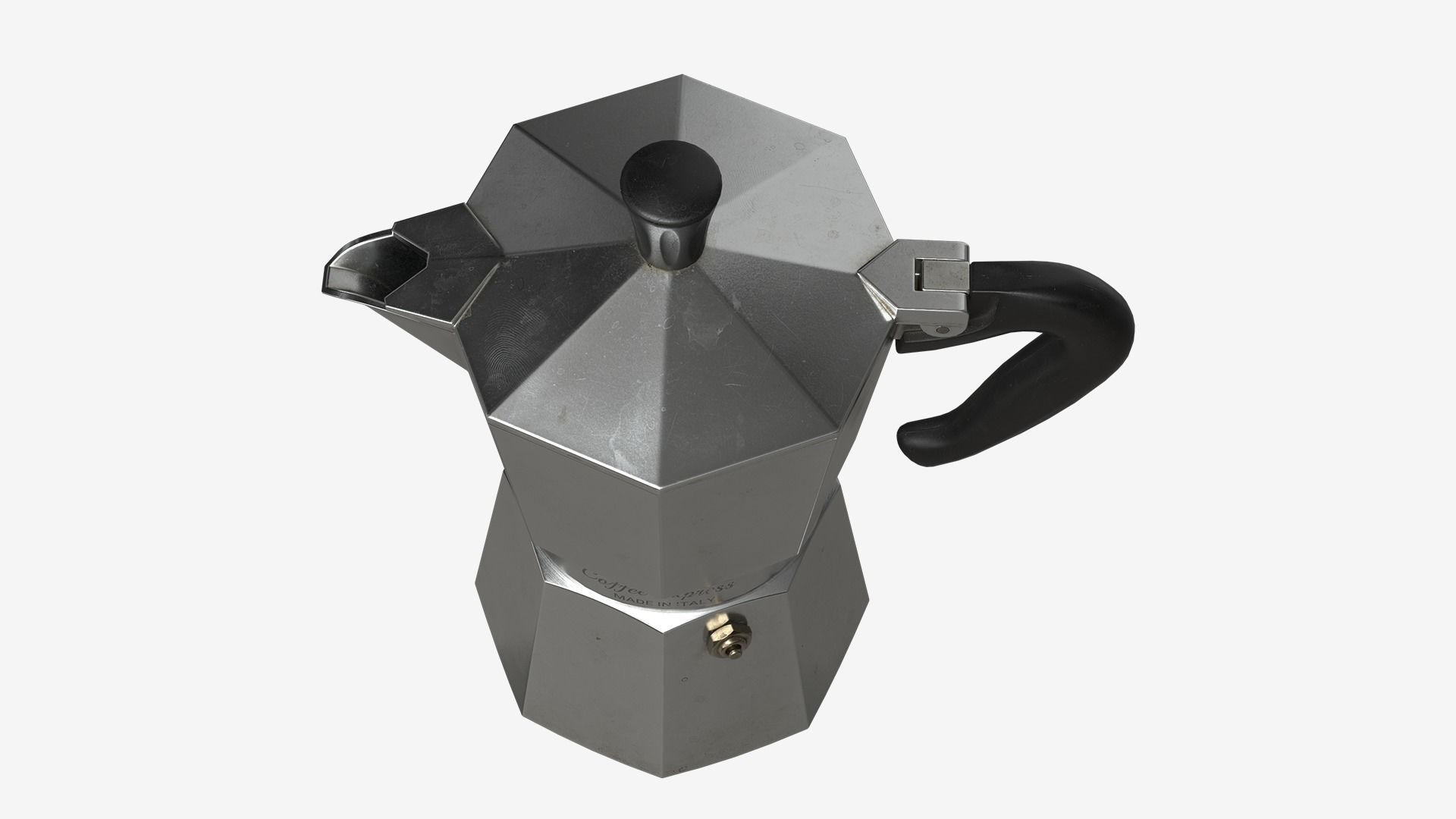 Coffee Kettle 005 Low-poly 3D model_5