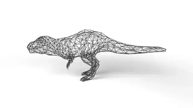 Tyrannosaurus Wireframe